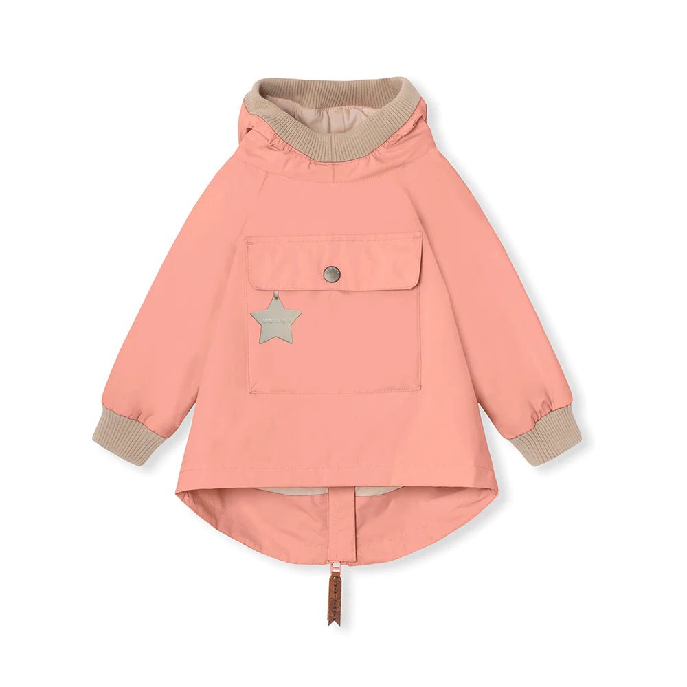 MINI A TURE MATBABYVITO SPRING ANORAK. GRS Rosette rose-MATBABYVITO_Spring3181 - Lille Univers