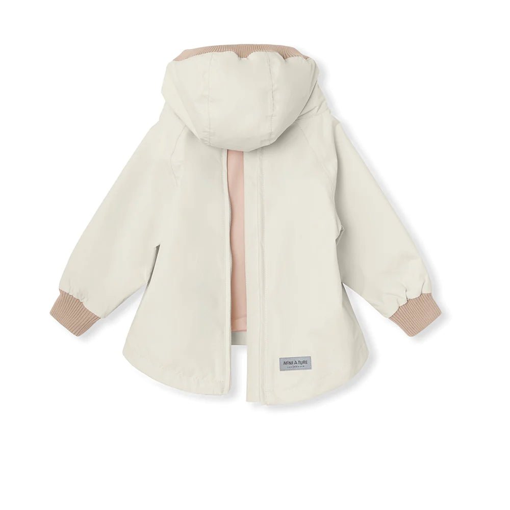 MINI A TURE MATBABYVITO SPRING ANORAK. GRS White swan