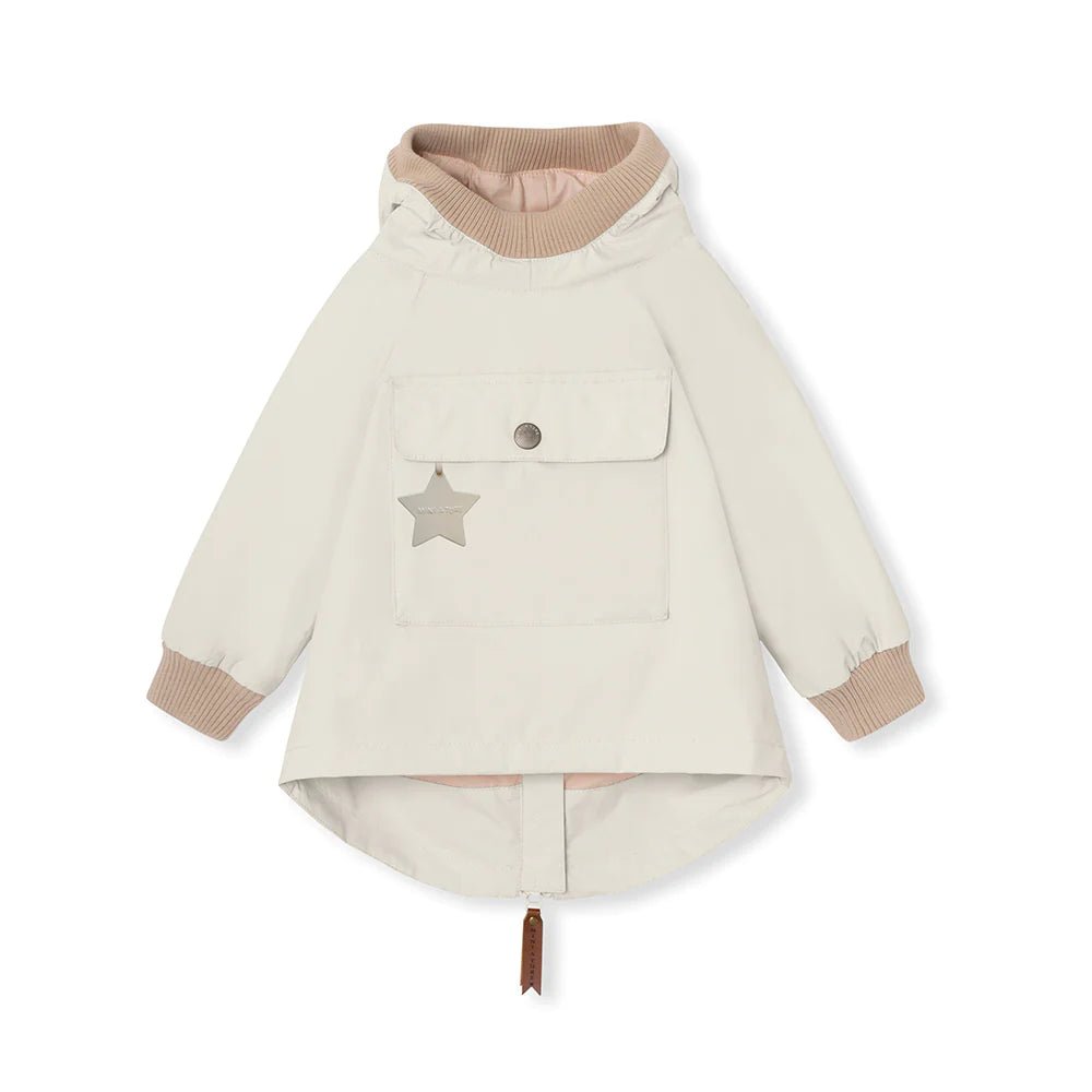 MINI A TURE MATBABYVITO SPRING ANORAK. GRS White swan