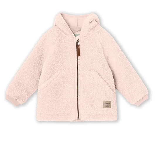 MINI A TURE MATLIFF TEDDYFLEECE JACKET. GRS Mauve chalk