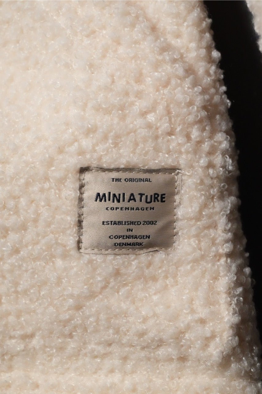 MINI A TURE MATLIFF TEDDYFLEECE JACKET. GRS White Swan