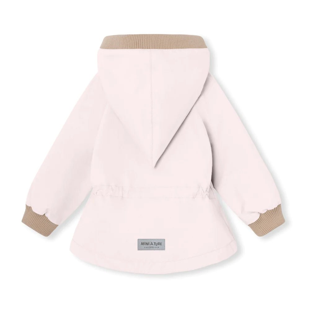 MINI A TURE MATWAI fleece lined spring jacket. GRS. Mauve chalk