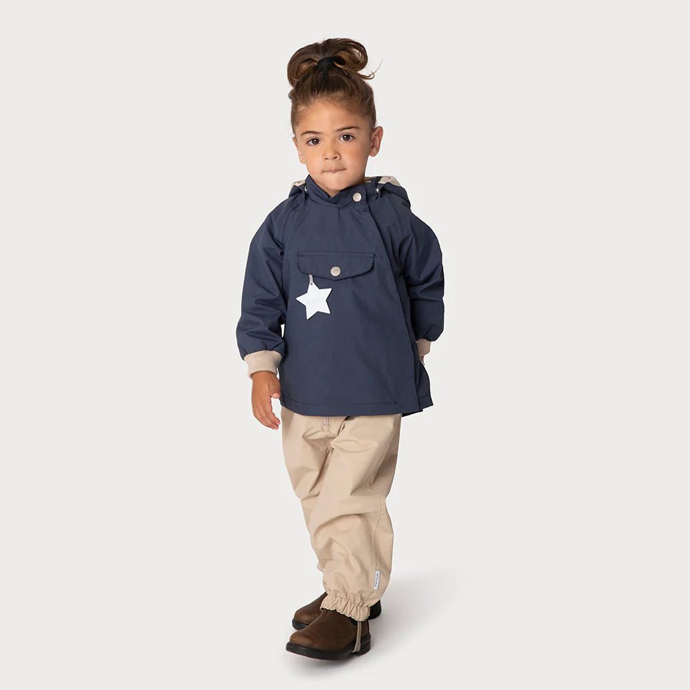 MINI A TURE MATWAI fleece lined spring jacket. GRS. Ombre blue