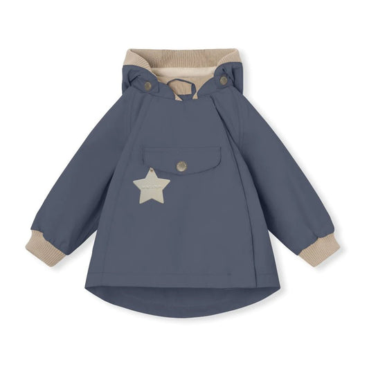 MINI A TURE MATWAI fleece lined spring jacket. GRS.  Ombre blue