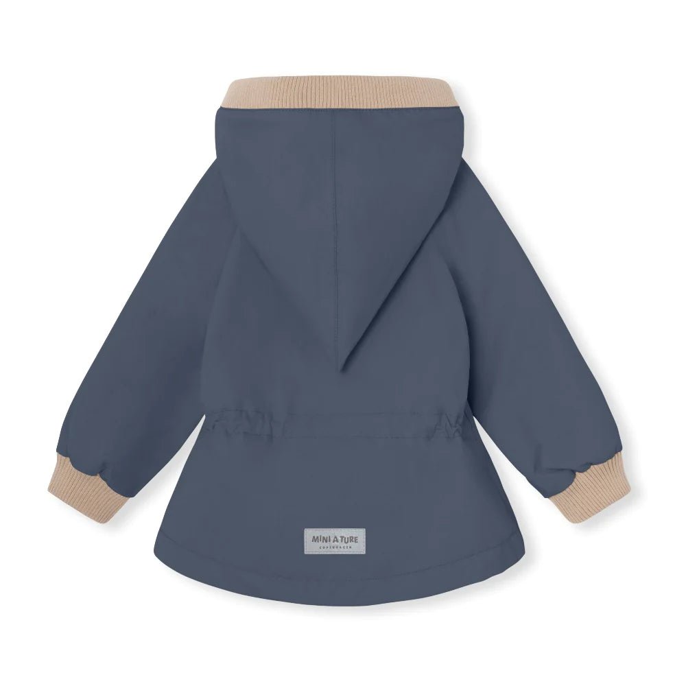 MINI A TURE MATWAI fleece lined spring jacket. GRS. Ombre blue
