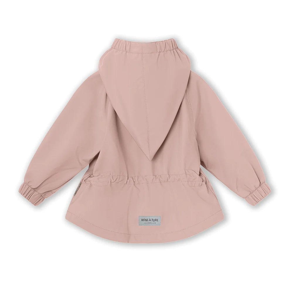 MINI A TURE MATWAI spring softshell jacket. GRS Adobe rose