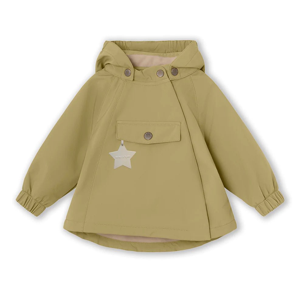 MINI A TURE MATWAI spring softshell jacket. GRS Boa green