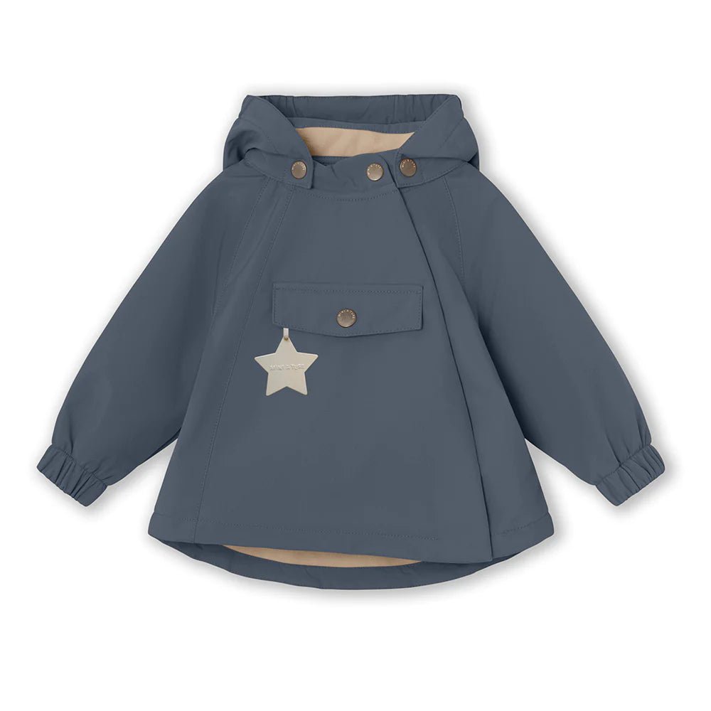 MINI A TURE MATWAI spring softshell jacket. GRS Ombre blue