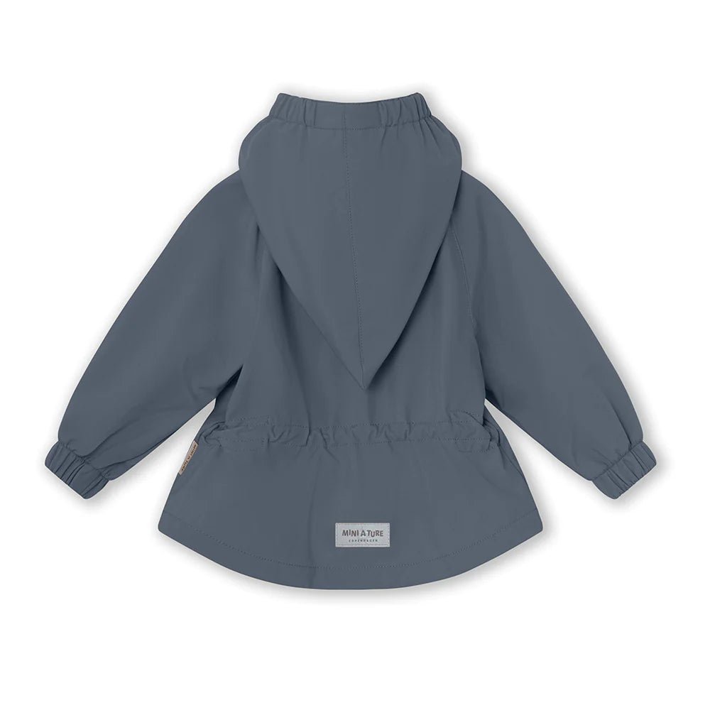 MINI A TURE MATWAI spring softshell jacket. GRS Ombre blue