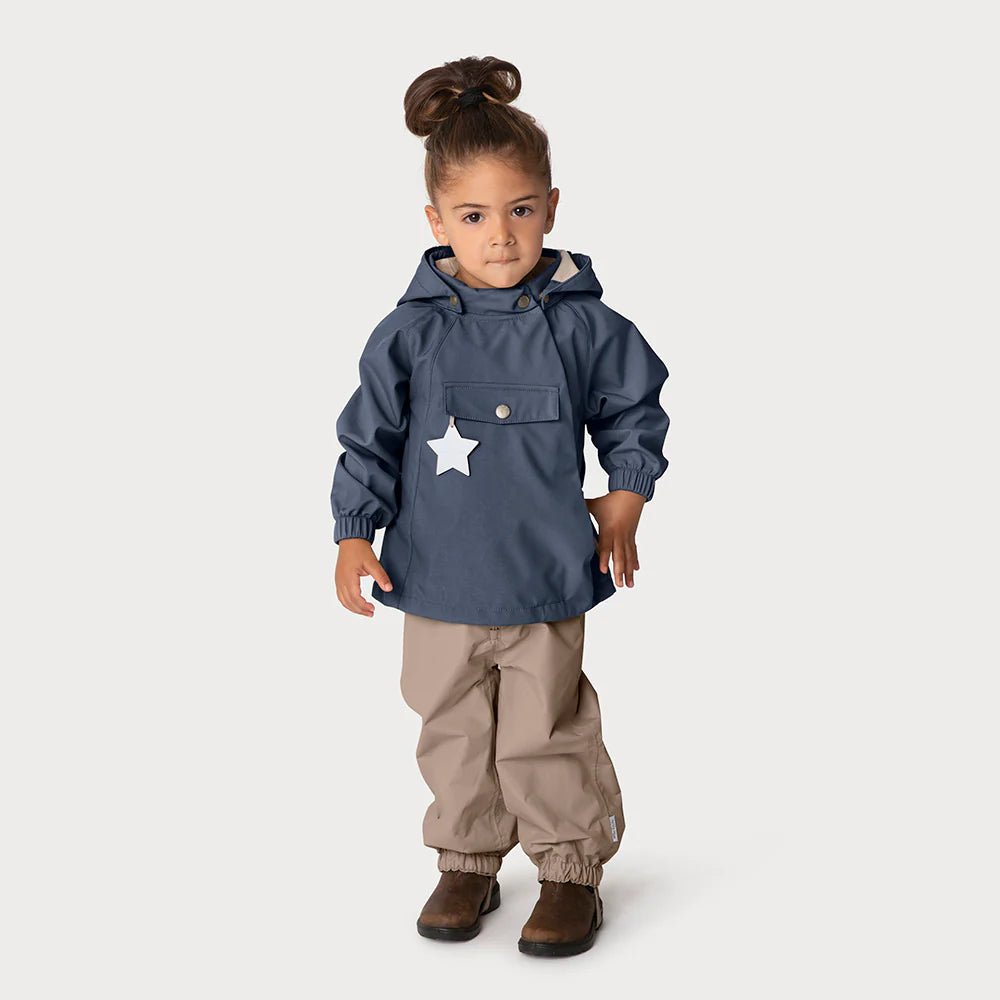 MINI A TURE MATWAI spring softshell jacket. GRS Ombre blue