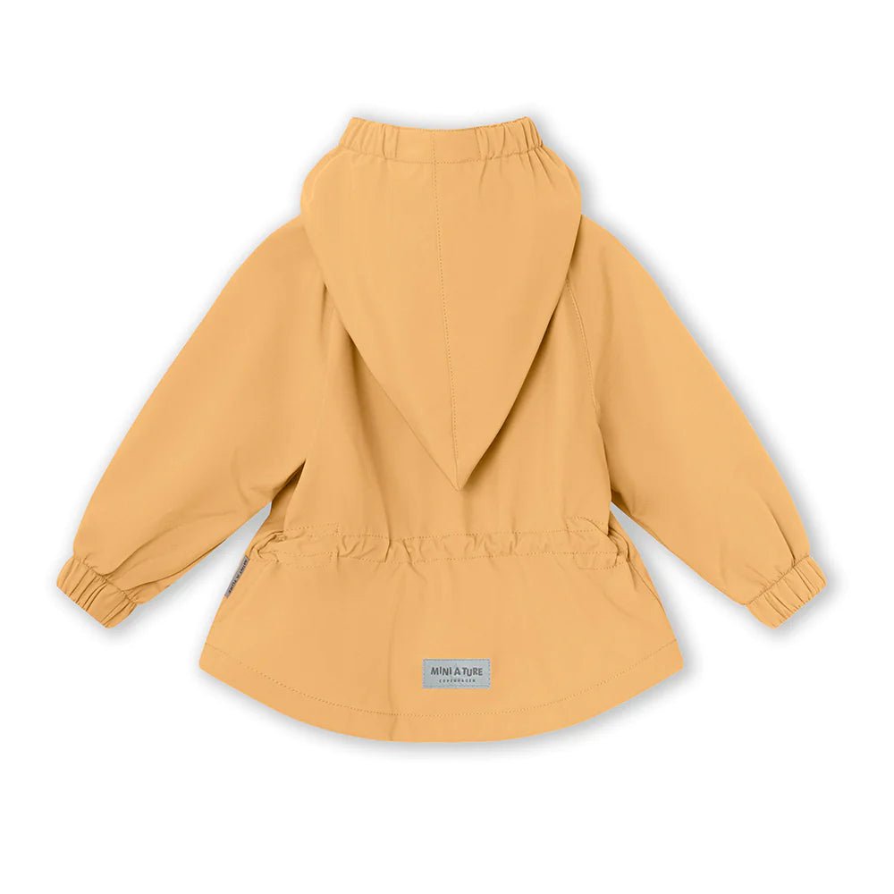MINI A TURE MATWAI spring softshell jacket. GRS Taffy yellow