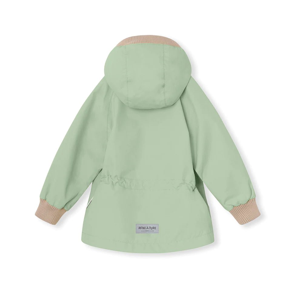 MINI A TURE MATWALLY FLEECE LINED SPRING JACKET. GRS Dusty light green