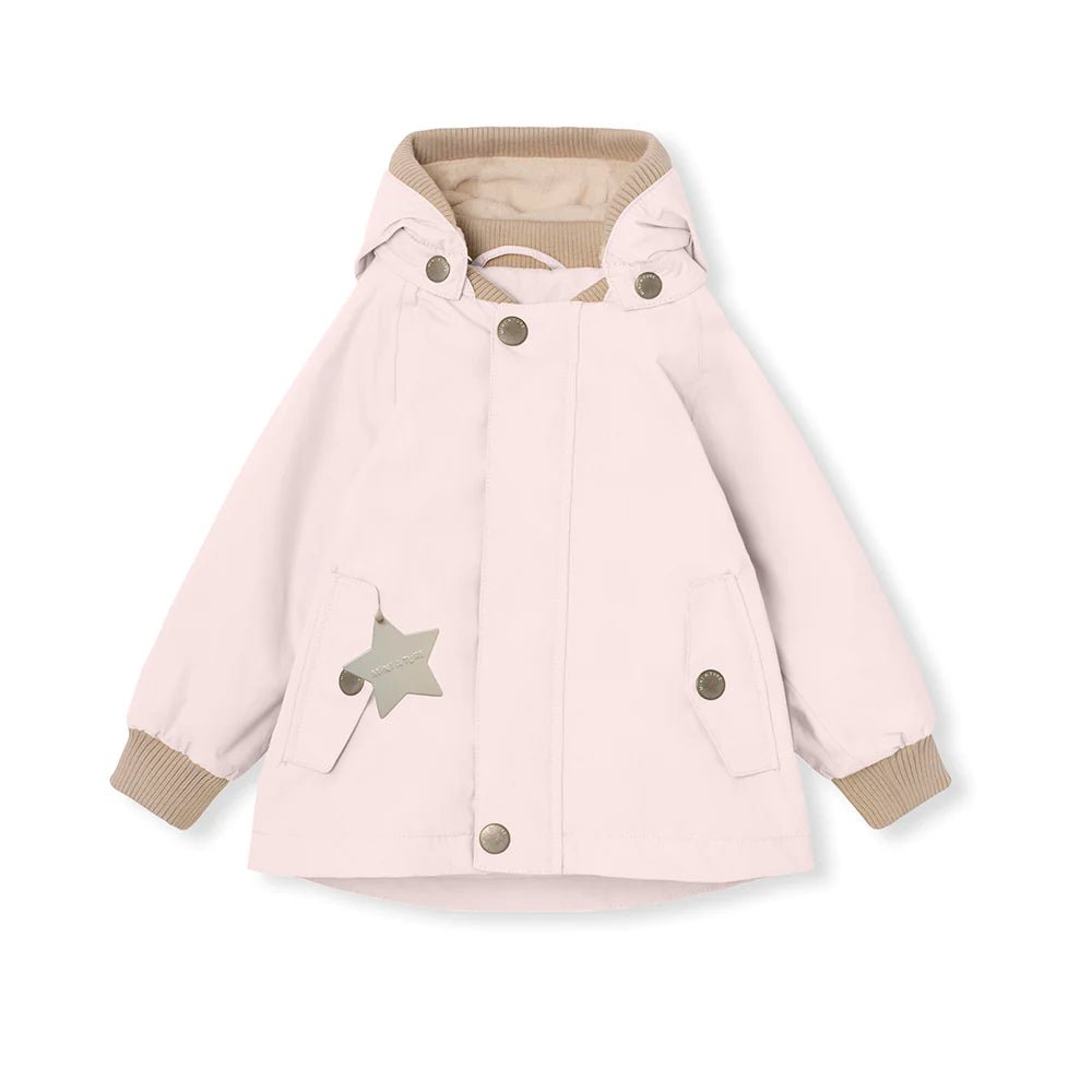 MINI A TURE MATWALLY FLEECE LINED SPRING JACKET. GRS Mauve chalk