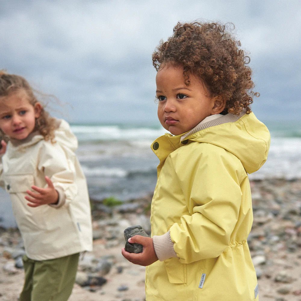 MINI A TURE MATWALLY FLEECE LINED SPRING JACKET. GRS Muted lime