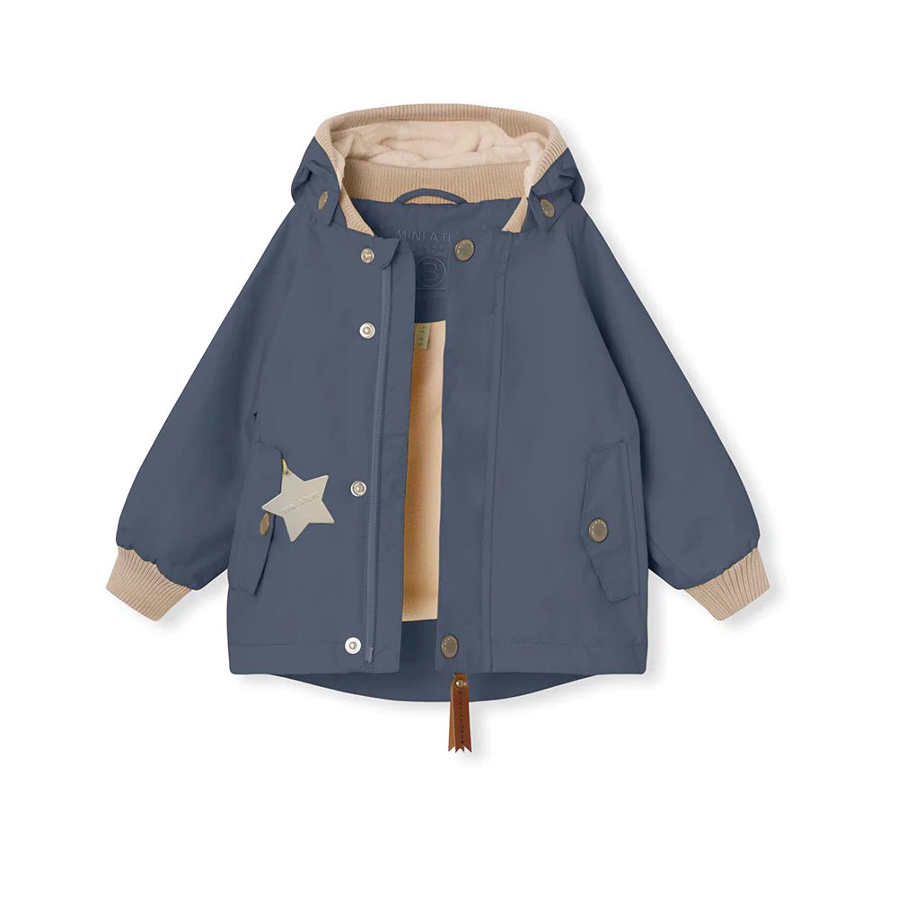 MINI A TURE MATWALLY FLEECE LINED SPRING JACKET. GRS Ombre blue