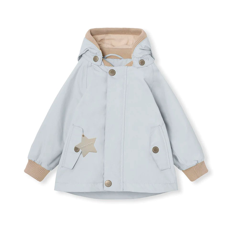 MINI A TURE MATWALLY FLEECE LINED SPRING JACKET. GRS Pearl blue