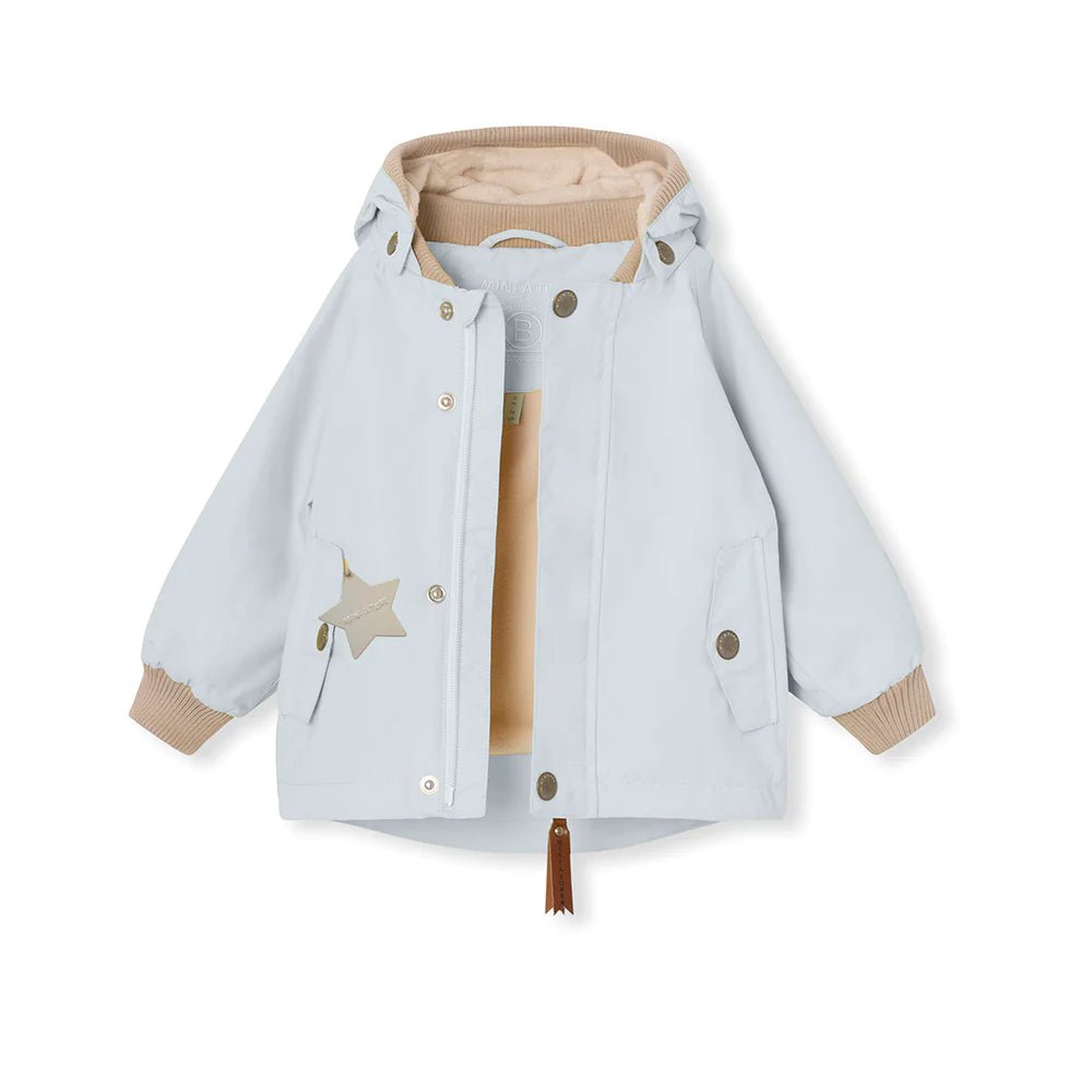 MINI A TURE MATWALLY FLEECE LINED SPRING JACKET. GRS Pearl blue