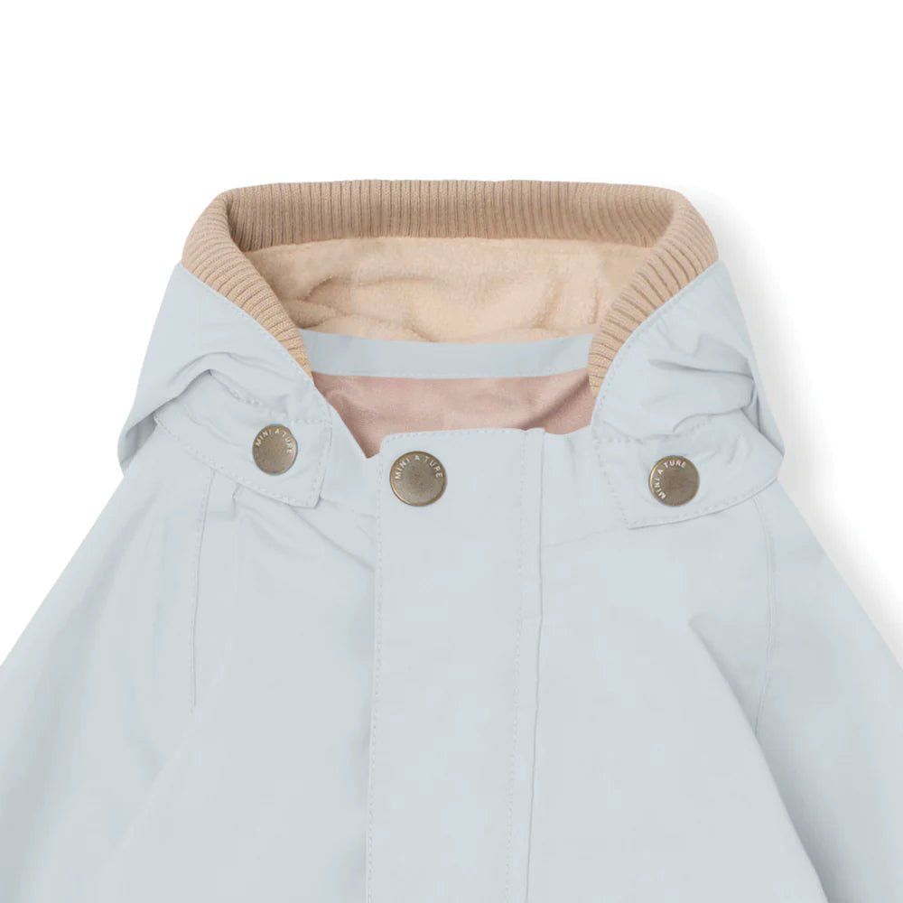 MINI A TURE MATWALLY FLEECE LINED SPRING JACKET. GRS Pearl blue