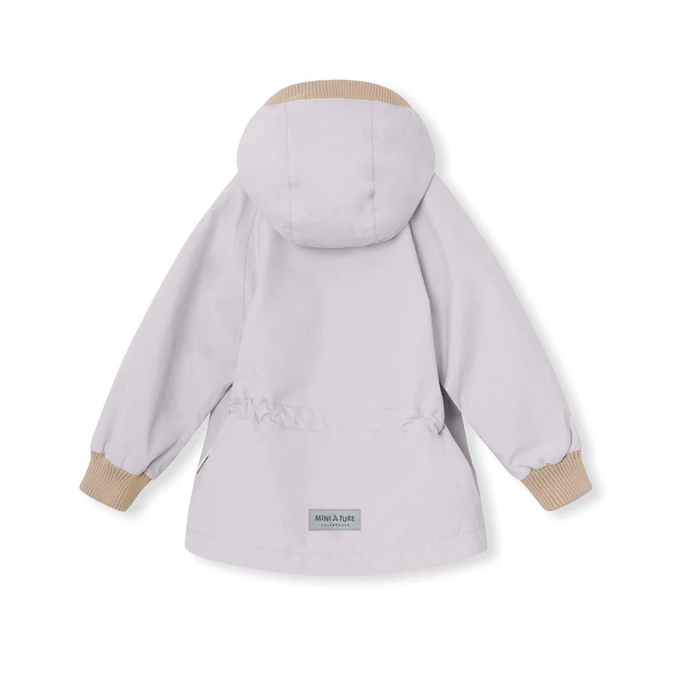 MINI A TURE MATWALLY FLEECE LINED SPRING JACKET. GRS Purple raindrops