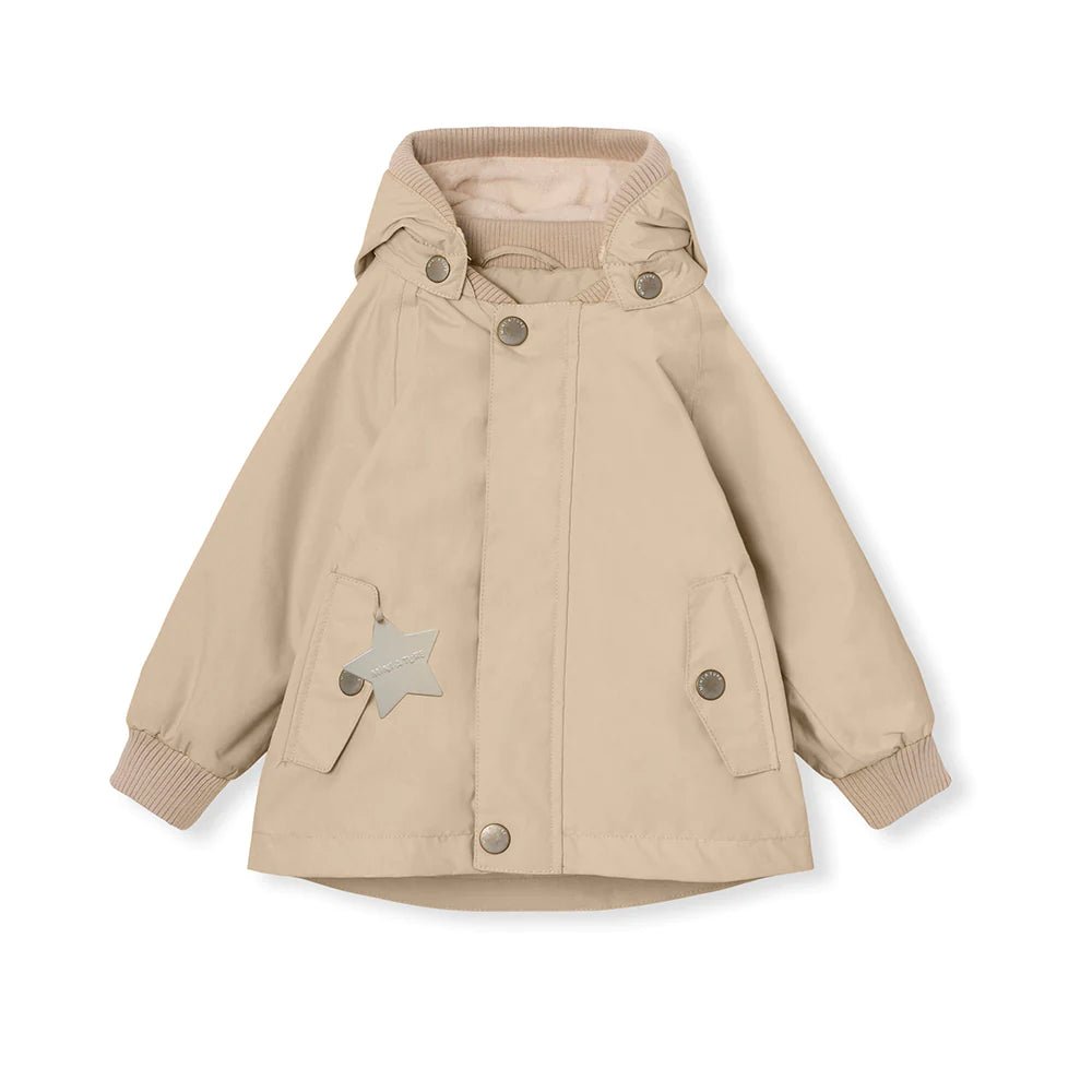 MINI A TURE MATWALLY FLEECE LINED SPRING JACKET. GRS Sesame