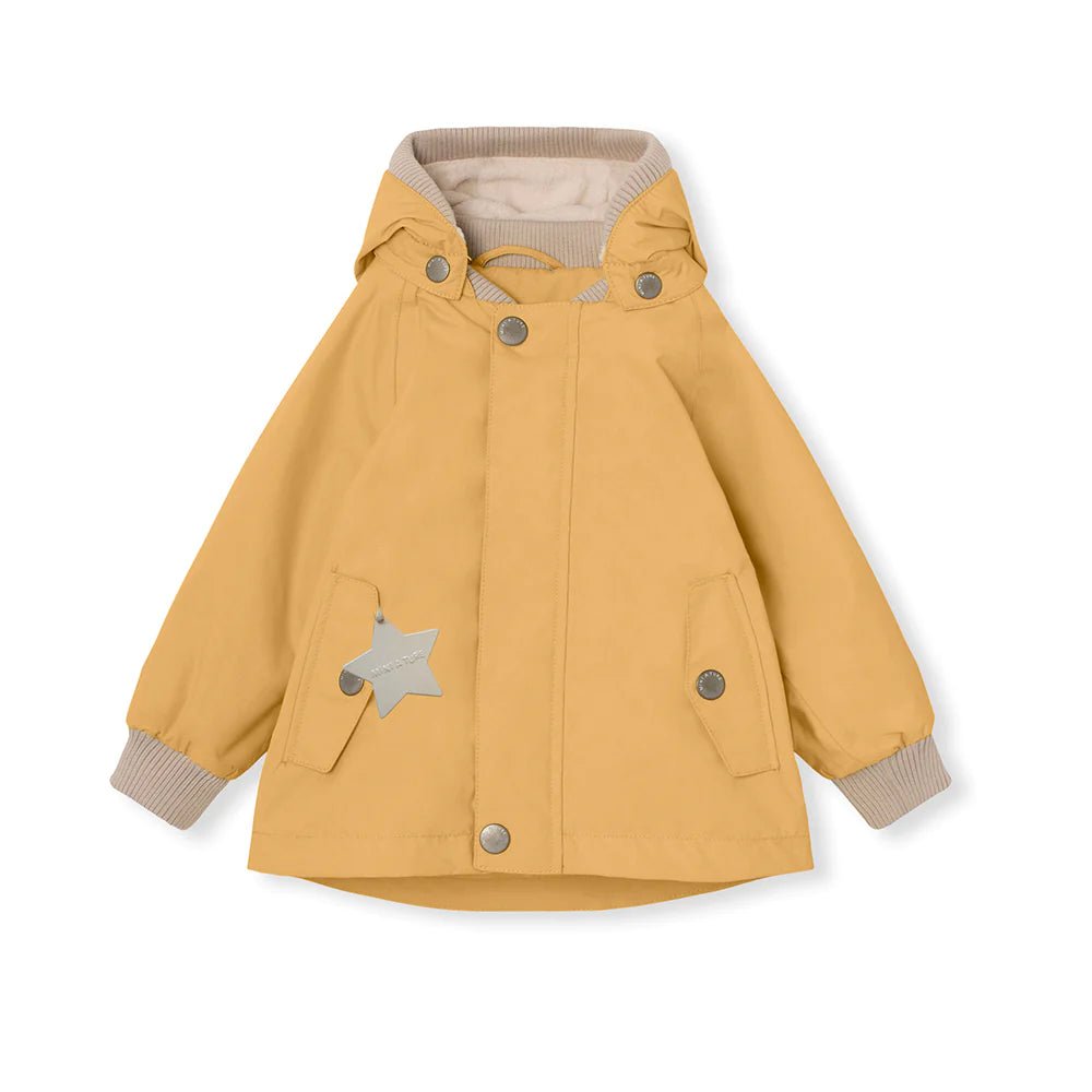 MINI A TURE MATWALLY FLEECE LINED SPRING JACKET. GRS Taffy yellow