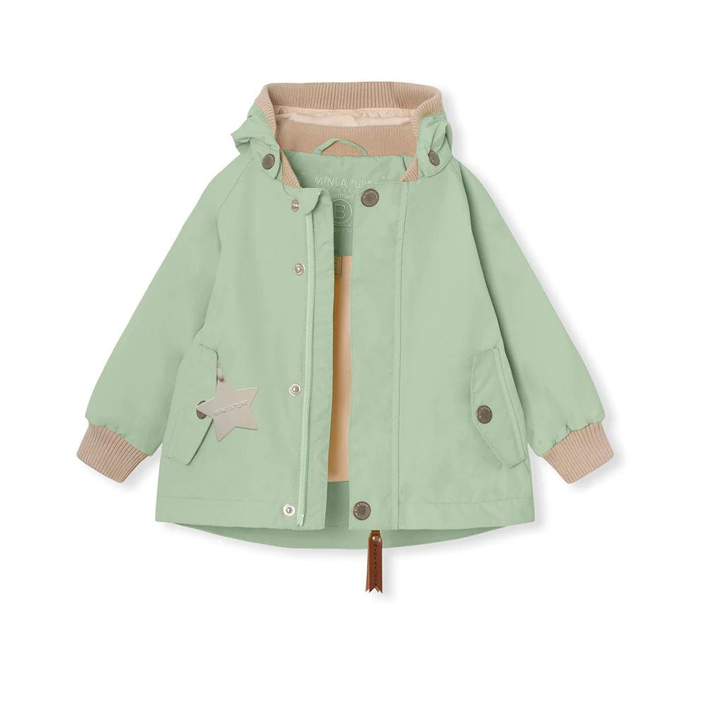 MINI A TURE MATWALLY SPRING JACKET. GRS Dusty light green