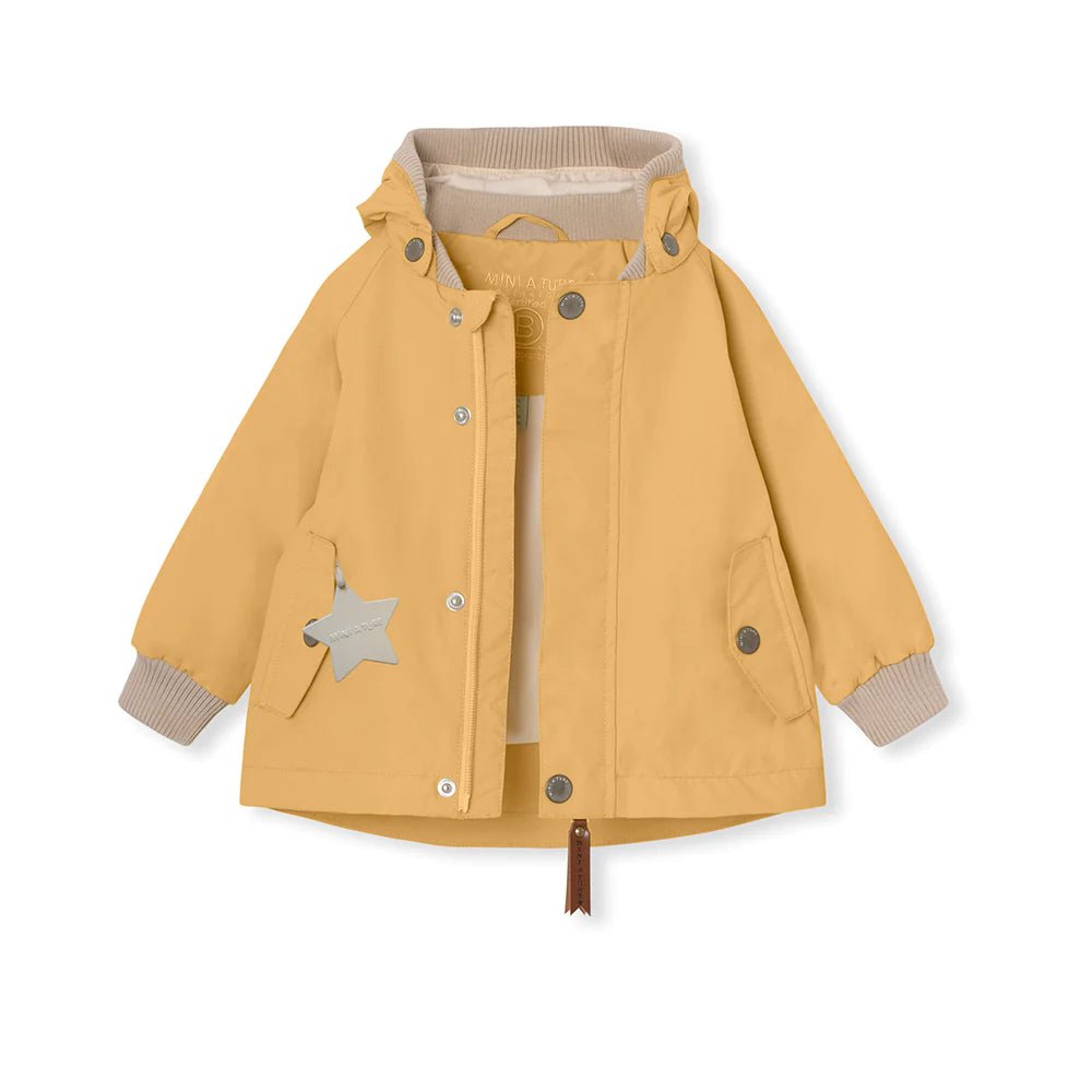 MINI A TURE MATWALLY SPRING JACKET. GRS Taffy yellow