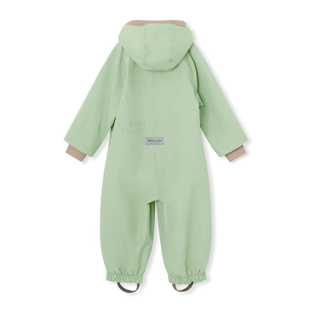 MINI A TURE MATWISTO FLEECE LINED SPRING COVERALL. GRS Dusty light green