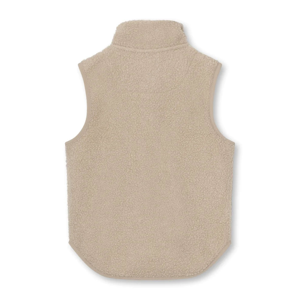 MINI A TURE teddyfleece MATBATTAL vest Sesame GRS