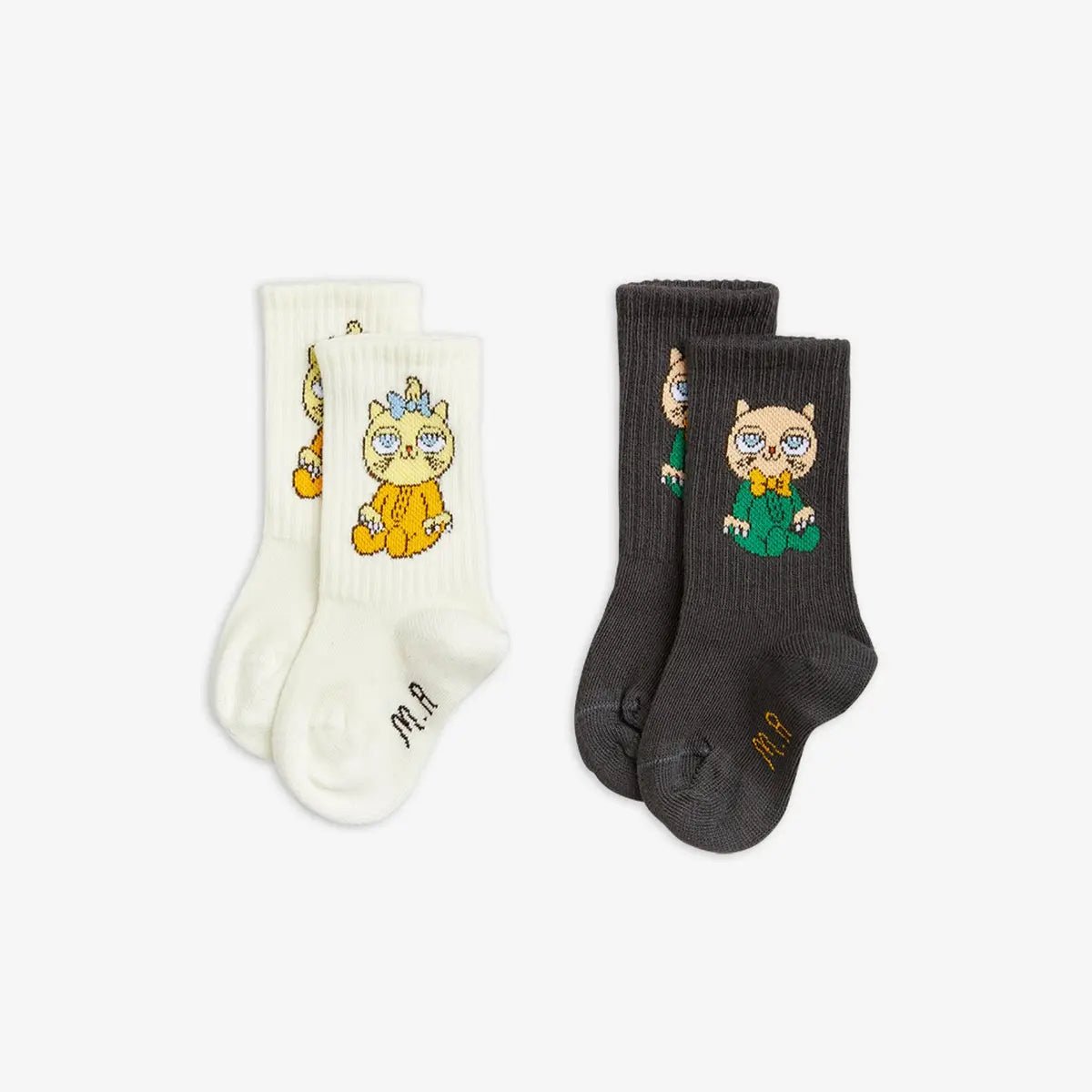 MINI RODINI 2-PACK MINI BABIES BABY SOCKS