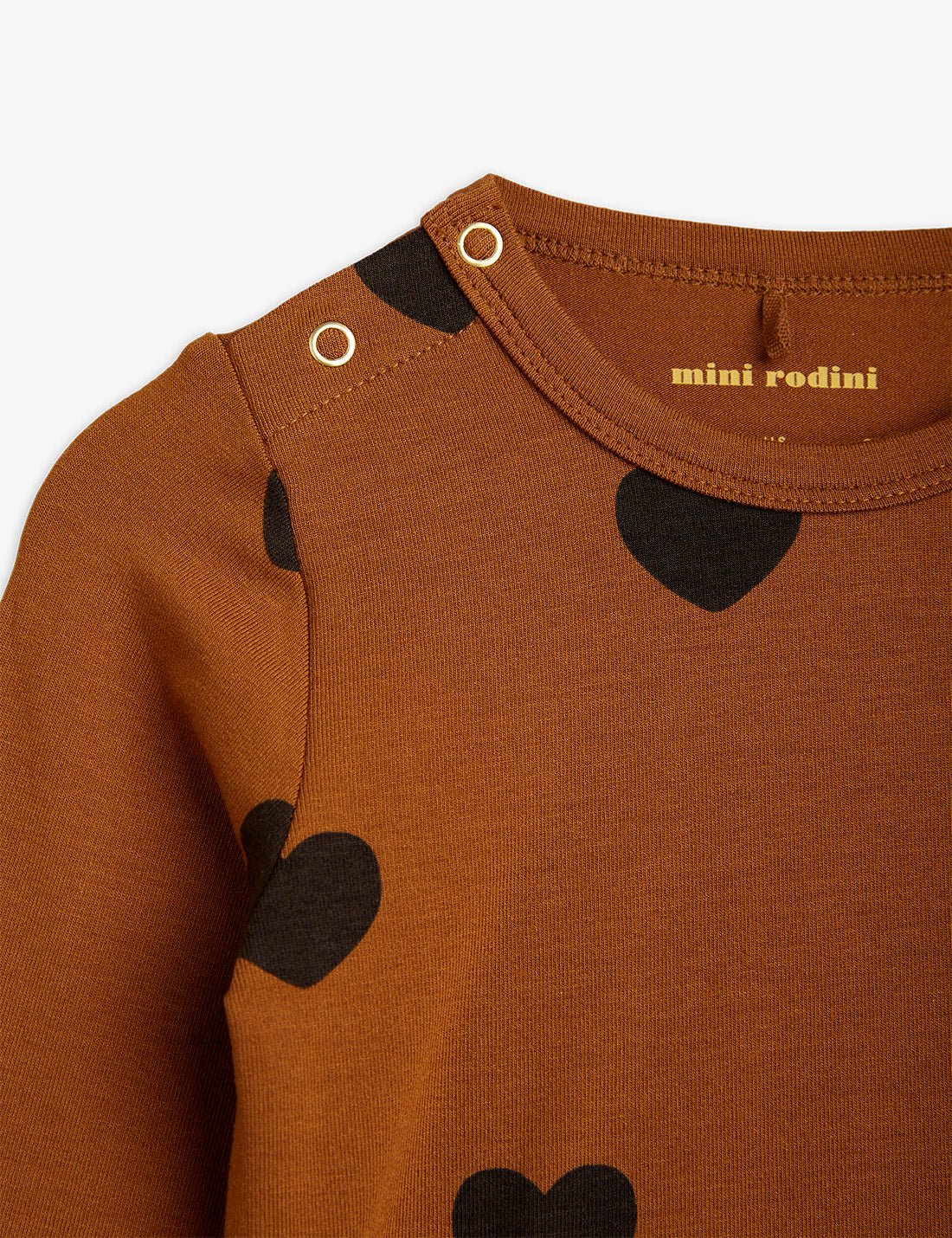 MINI RODINI BASIC HEARTS LONG SLEEVE BODY