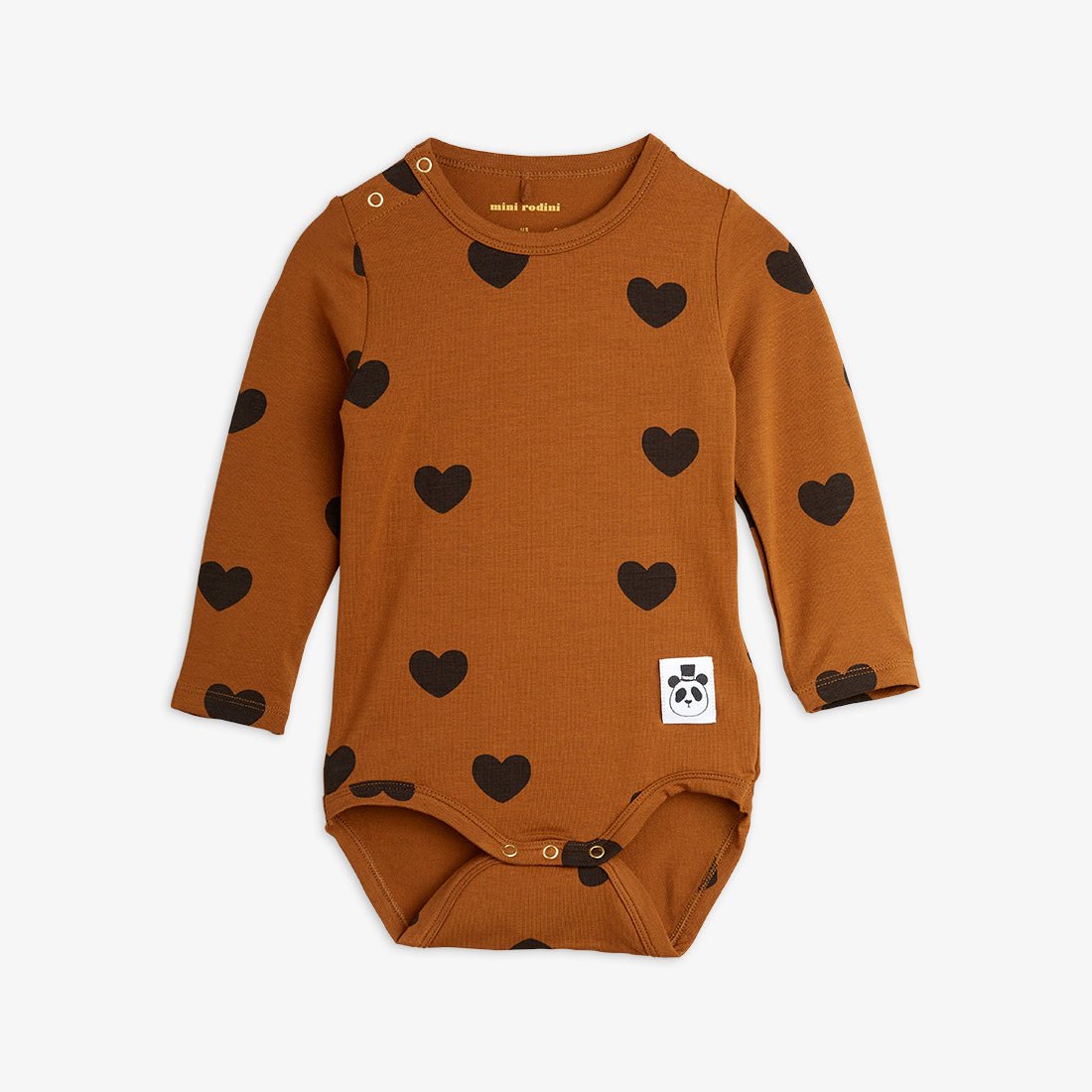 MINI RODINI BASIC HEARTS LONG SLEEVE BODY