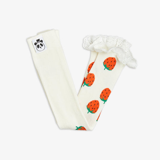 MINI RODINI STRAWBERRIES LACE TIGHTS