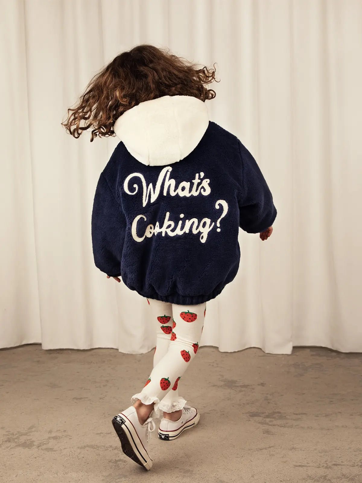 MINI RODINI What's Cooking Faux Fur Jacket