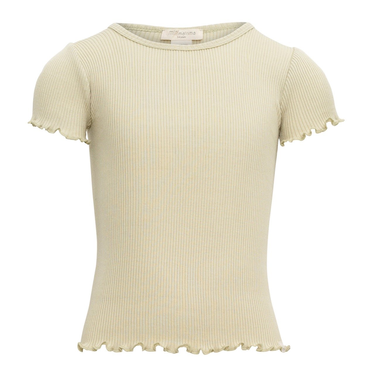 MINIMALISMA Silk T-shirt Blomst 2-6Y Pear Sorbet