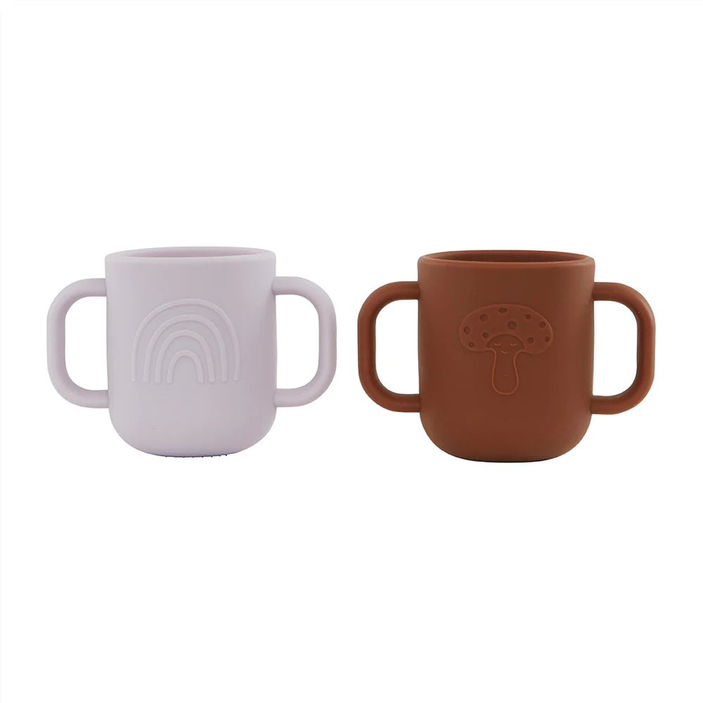 OYOY MINI Kappu Cup - Pack of 2 - Lavender / Caramel