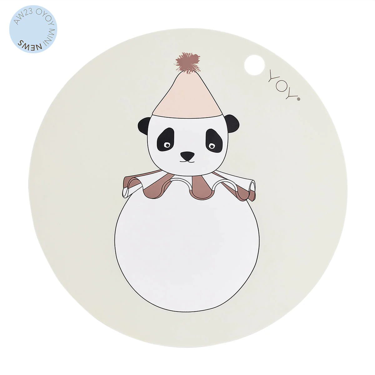 OYOY MINI Panda Pompom Placemat