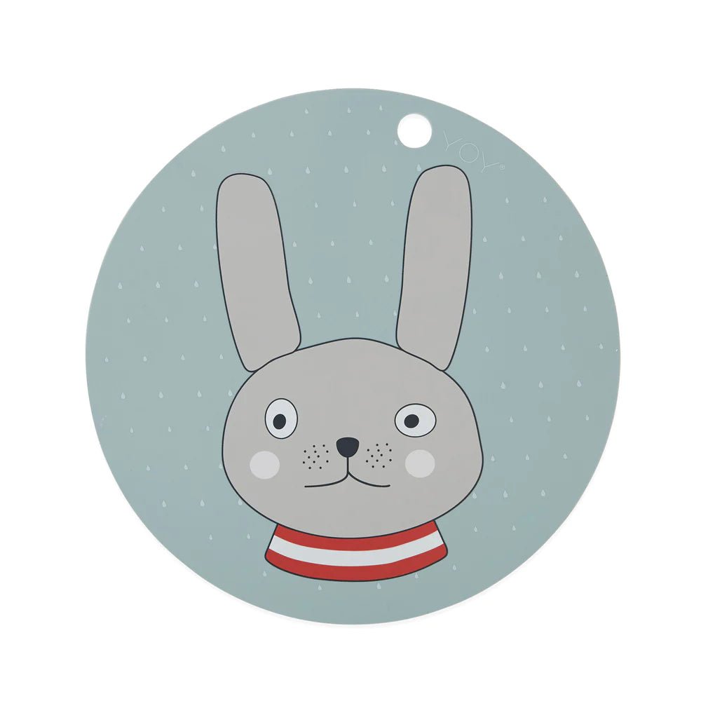 OYOY MINI Placemat Rabbit - Minty