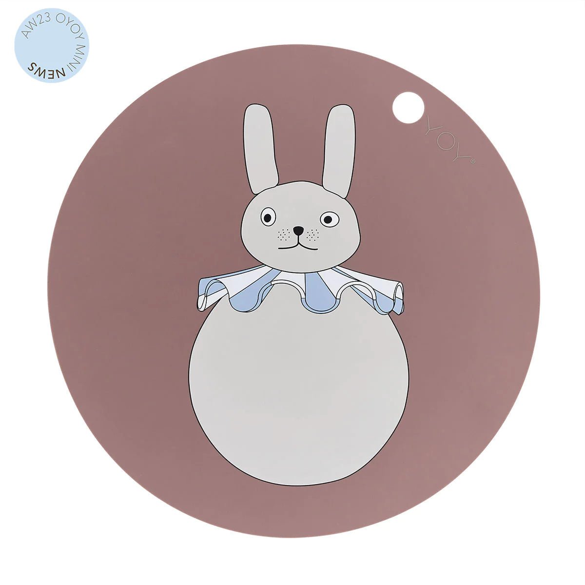 OYOY MINI Placemat Rabbit Pompom