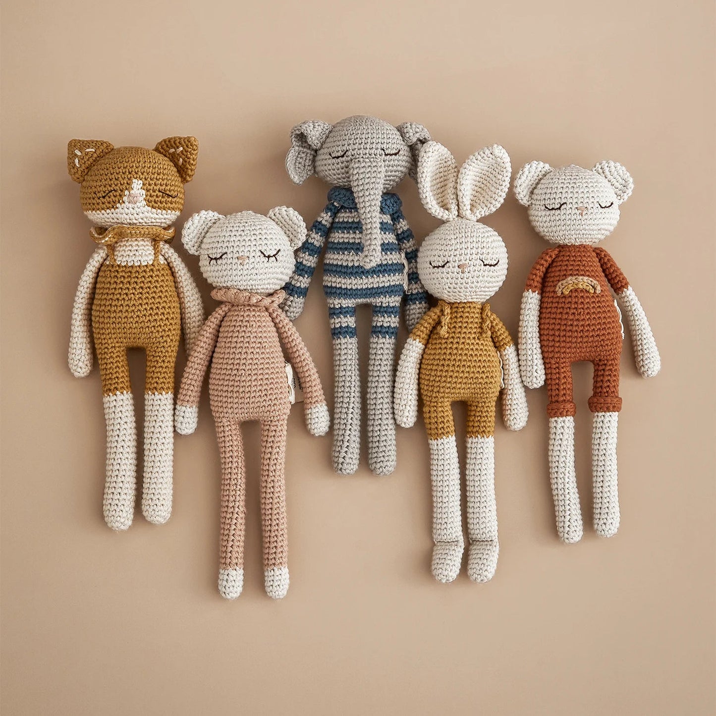 Patti OSLO Cat ochre Organic Soft Toys