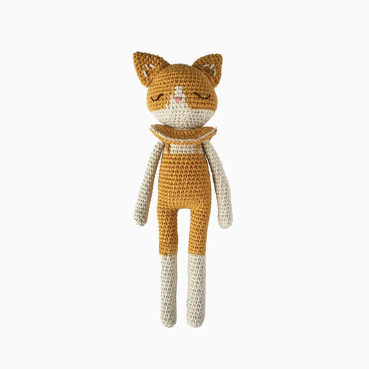 Patti OSLO Cat ochre Organic Soft Toys