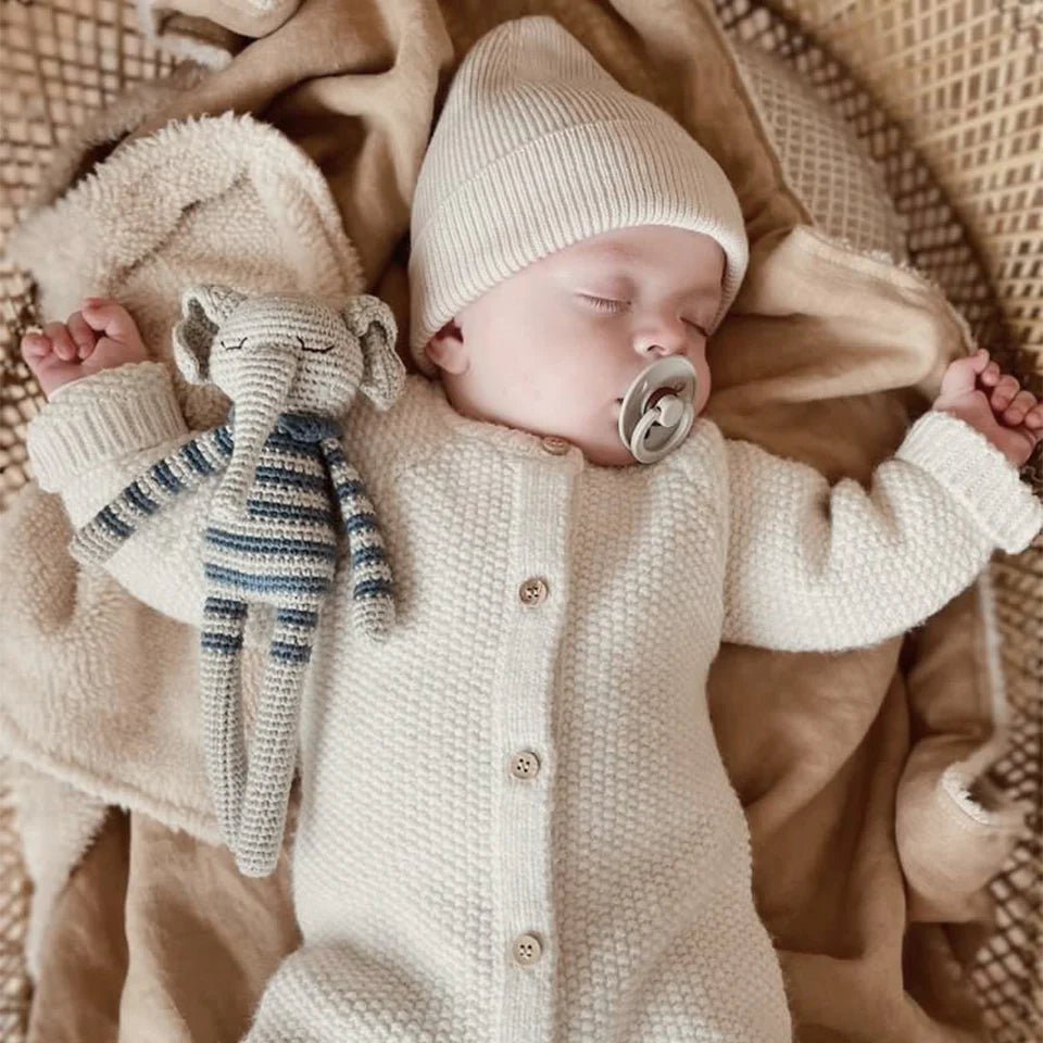 Patti Oslo Ellie Elephant | striped raf Organic Soft Toys