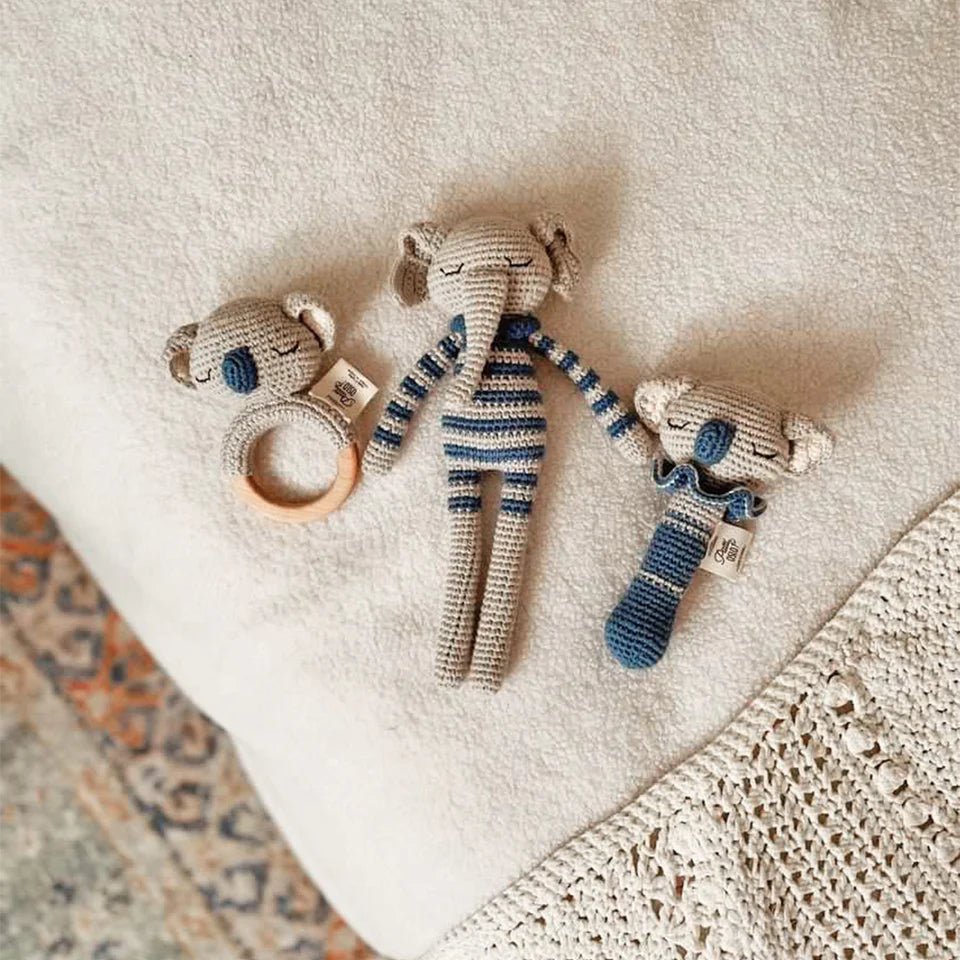 Patti Oslo Ellie Elephant | striped raf Organic Soft Toys