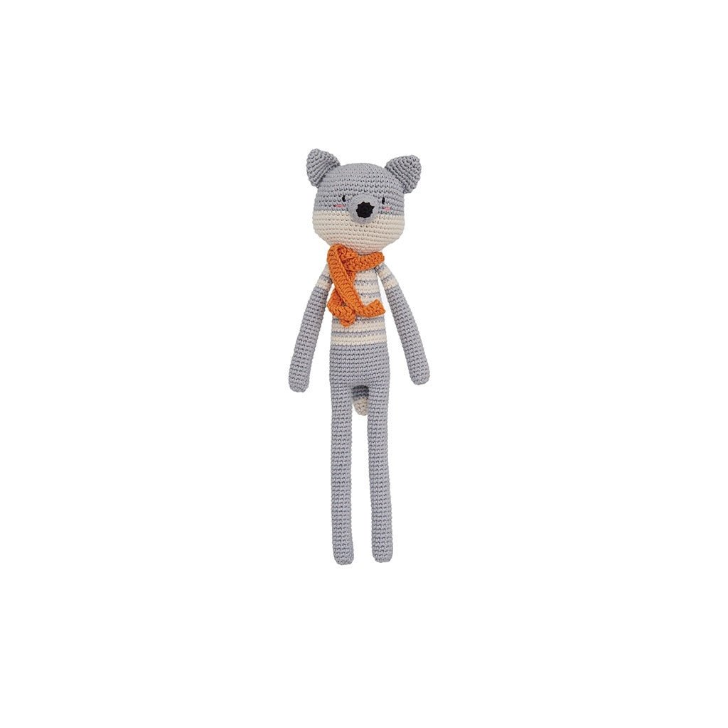 Patti Oslo Fox | gray large Organic Soft Toys