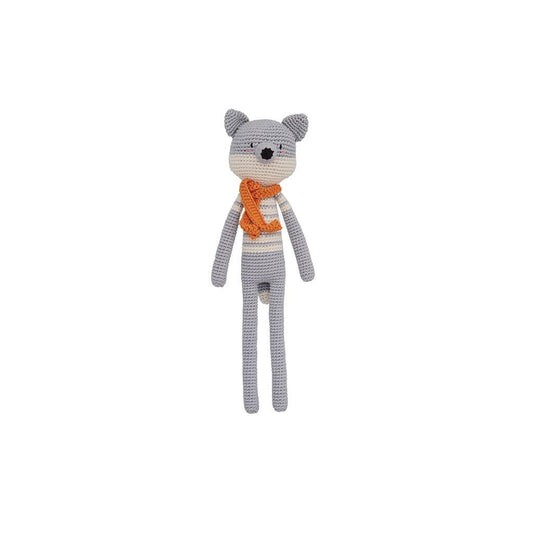 Patti Oslo Fox | gray large Organic Soft Toys