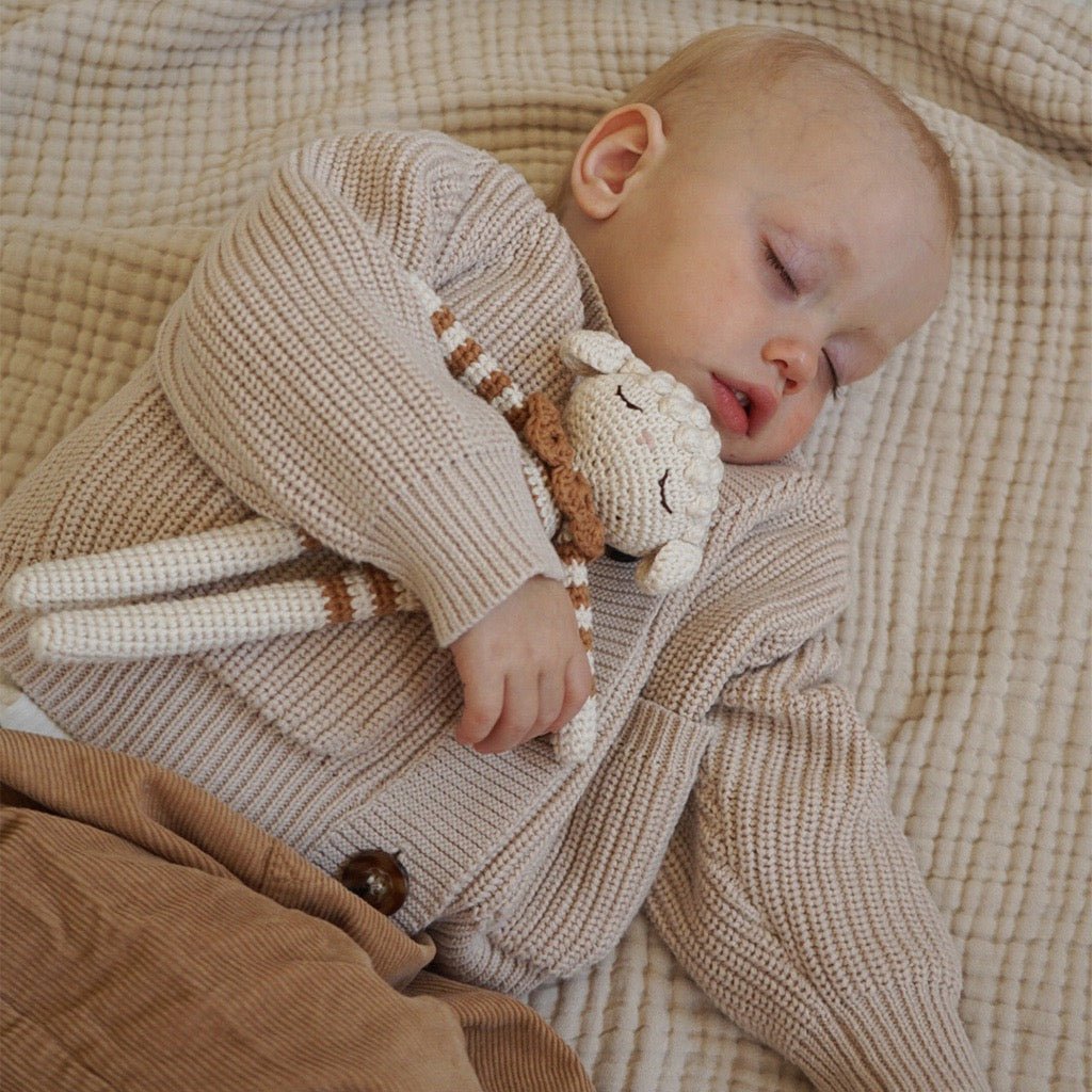 Patti Oslo Lea Lamb | caramel Organic Soft Toys