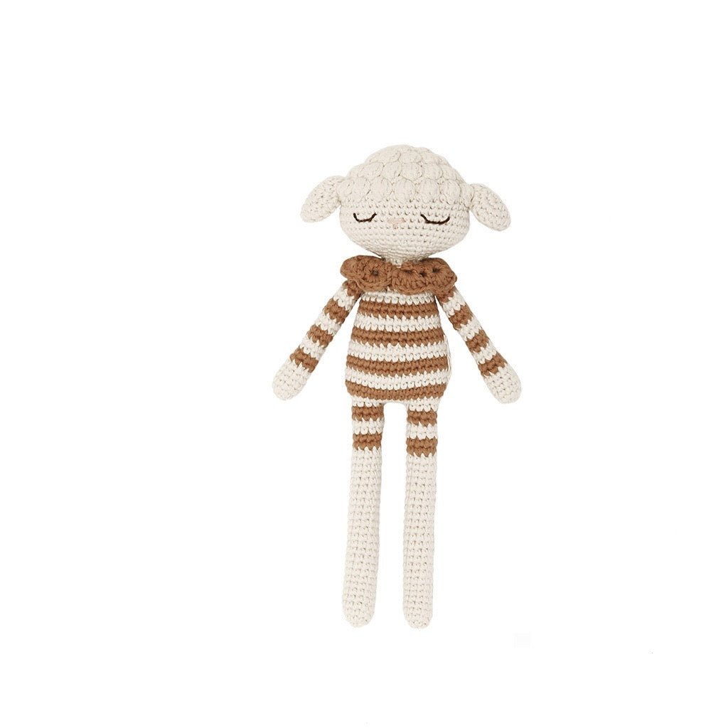 Patti Oslo Lea Lamb | caramel Organic Soft Toys