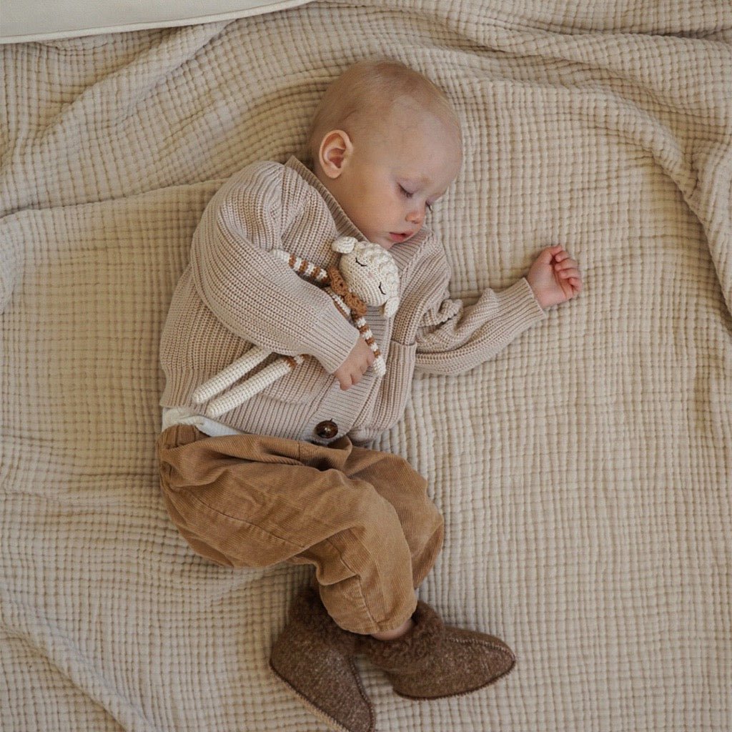 Patti Oslo Lea Lamb | caramel Organic Soft Toys