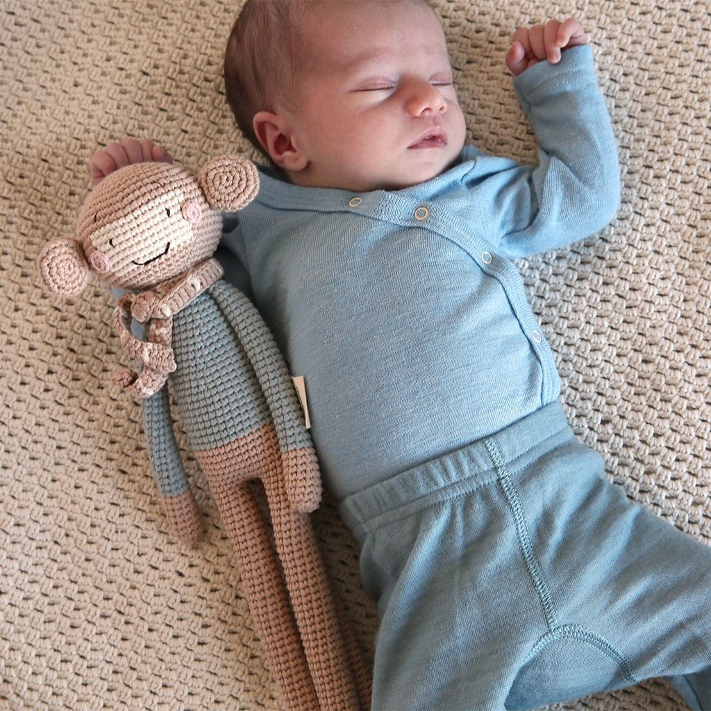 Patti OSLO Monkey | beige large Organic Soft Toys-P1042-CT-MNY-BEG - Lille Univers