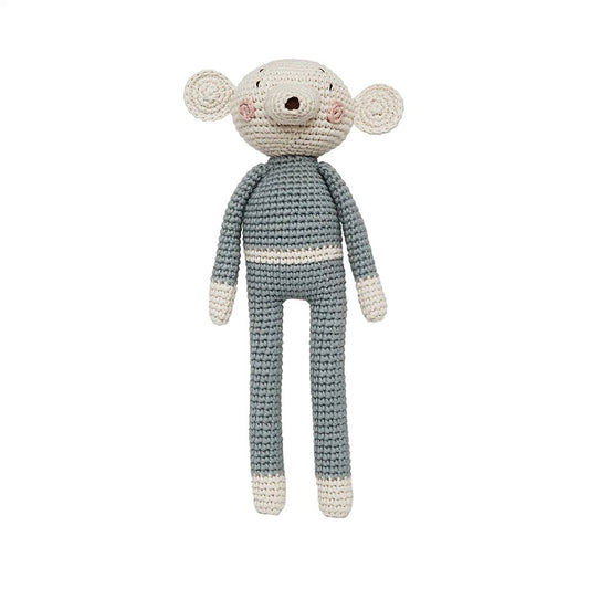 Patti Oslo Mouse | baby blue Organic Soft Toys-P1041-CT-MUS-BBL - Lille Univers